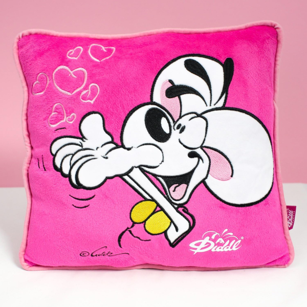 United Labels 0123140 - Diddl Kissen, Herzfänger ca. 30x30 cm